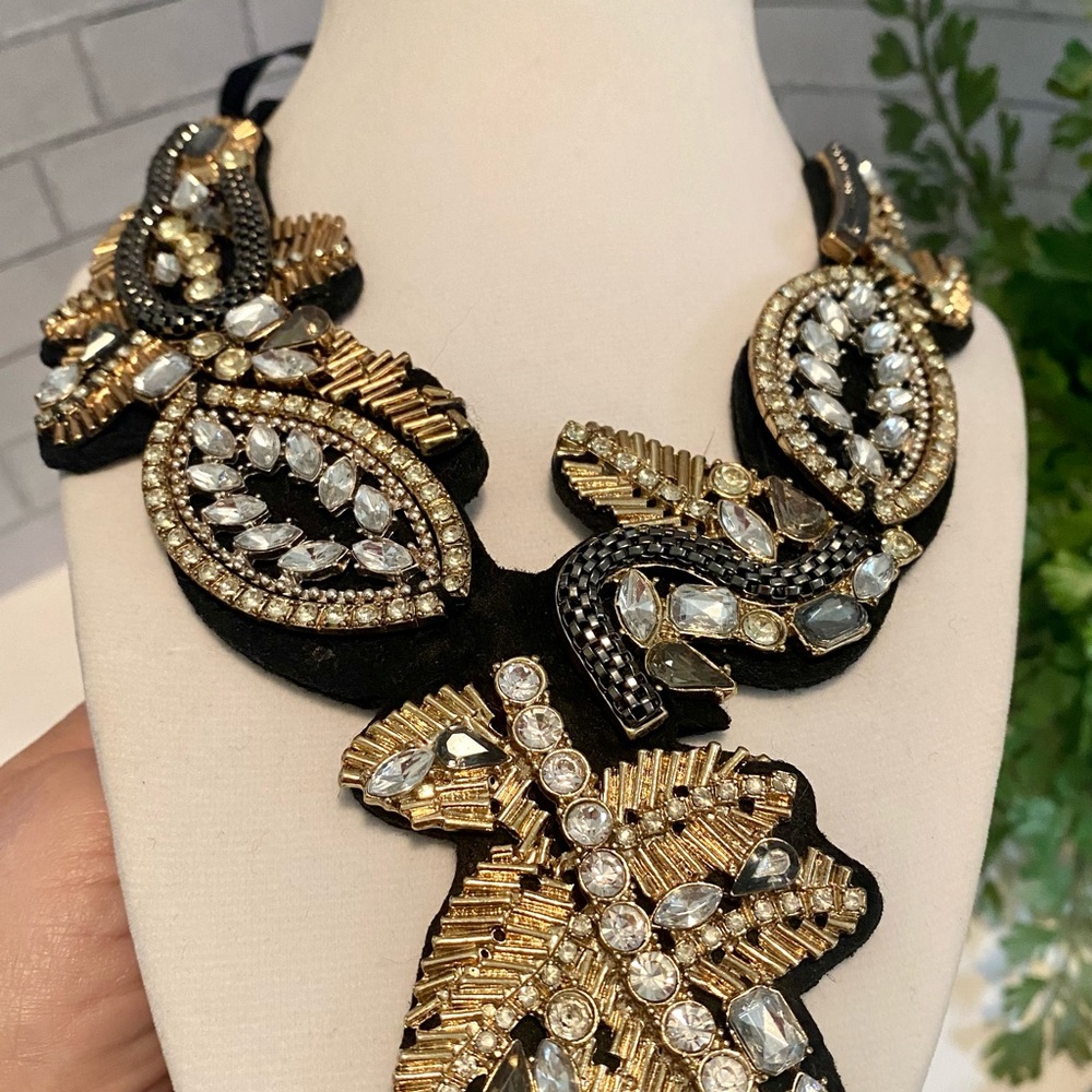 Multi Media Statement Necklace - image 4